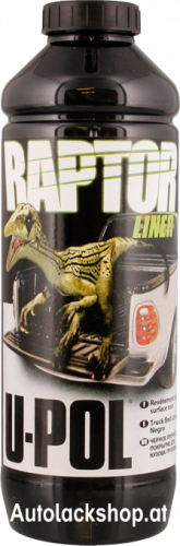 Raptor 2K Urethane-Beschichtung Schwarz 1,00 L Dose Set
