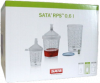 SATA RPS Einweg Kunststoff Becher 0,6 Liter, Flachsieb 125 µm